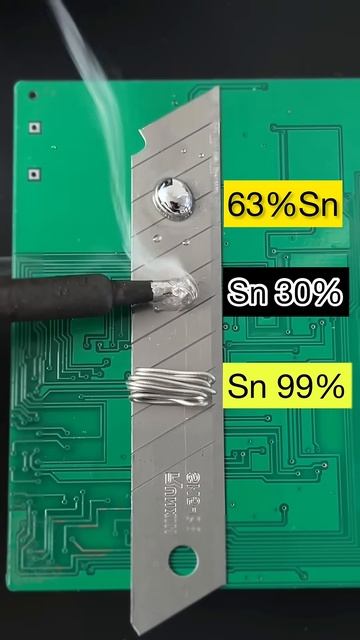 Leaded vs. Lead-Free Solder Wire： How Tin Content Impacts Your Soldering Results!