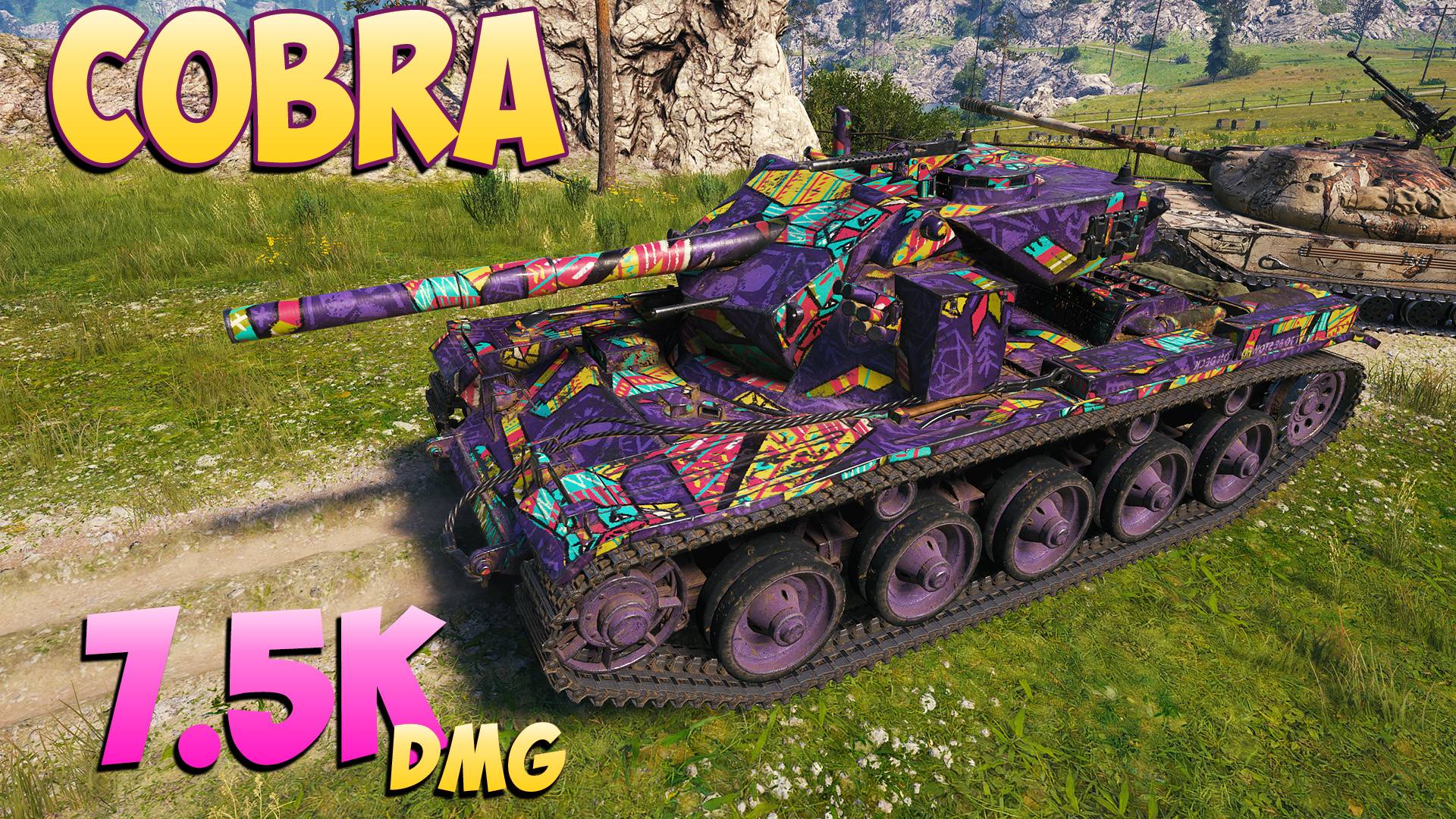 Cobra - 7 Фрагов 7.5K Урона - Душераздирающий! - Мир Танков