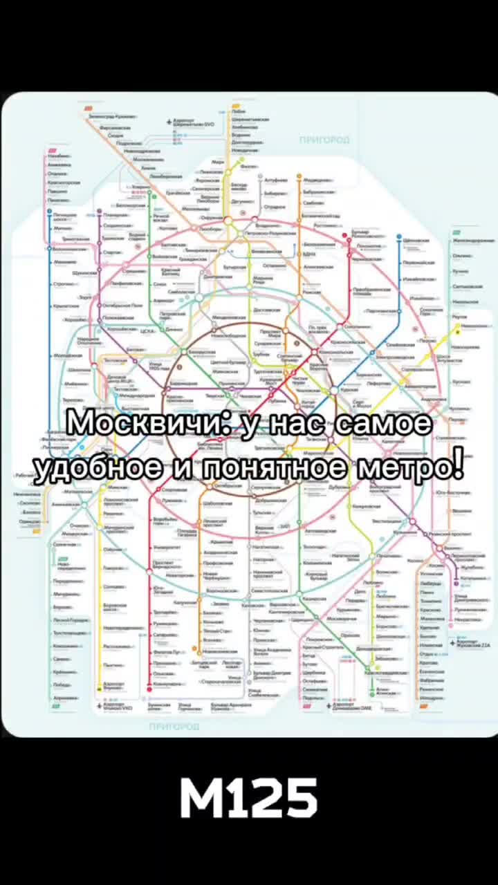 #московскоеметро #карта #подземка #москва #мем #топ
