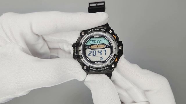 Обзор спортивных часов  CASIО ILLUMINATOR модель SGW-300H