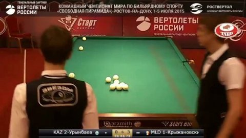 2. KAZ 2-Урынбаев - MLD 1-Крыжановский КЧМ2015