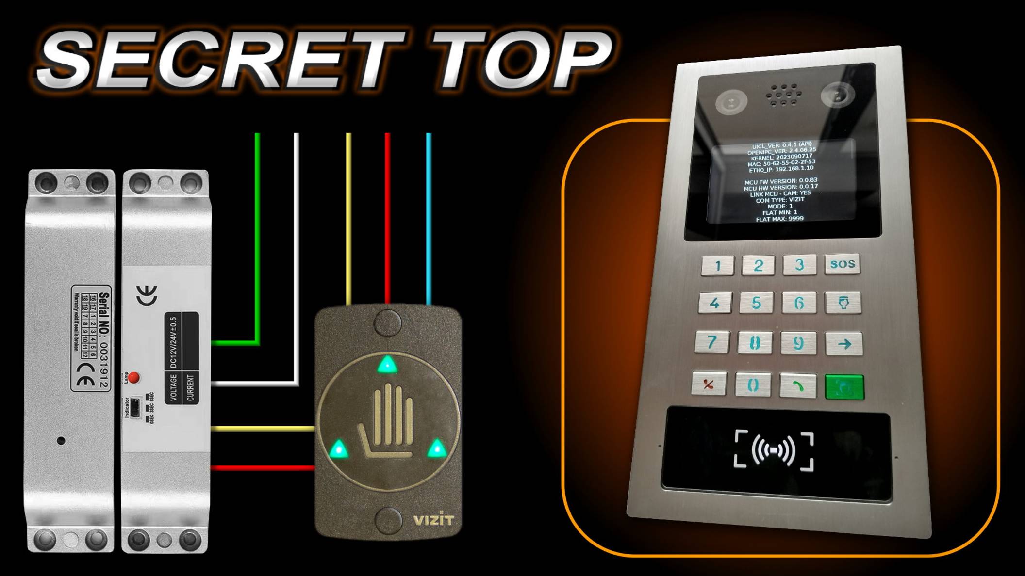 SECRET TOP T4 API, Схемы подключения