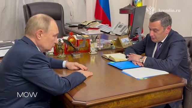 Владимир Путин приехал в Курскую область и посетил строящуюся АЭС - 2