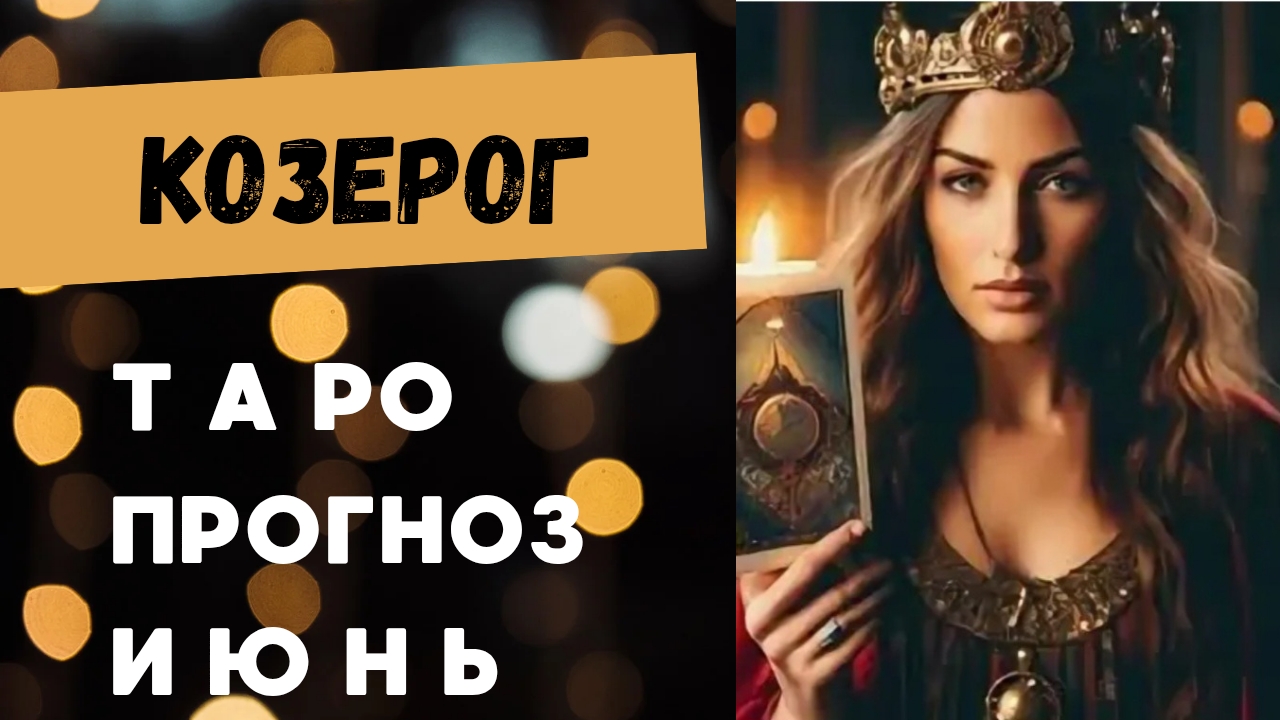 КОЗЕРОГ 💯 таро прогноз на июнь 2025 🍀 энергии и события месяца