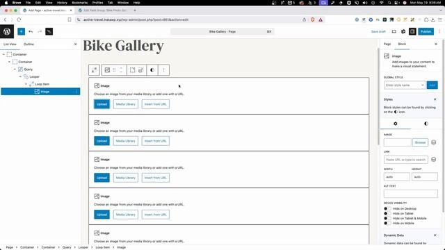WordPress - Create an IMAGE GALLERY in GenerateBlocks (with ACF + Query Loop)
