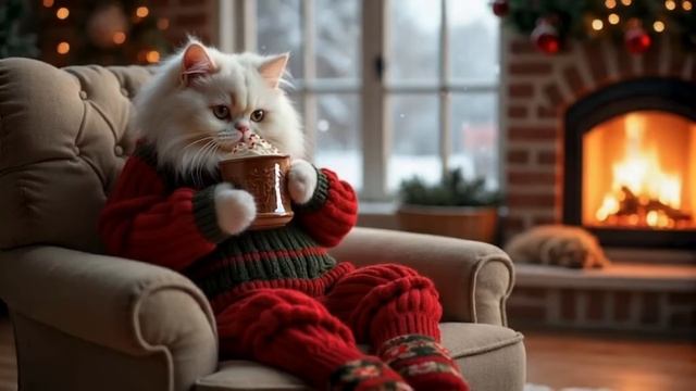 🎄😹Cats at Christmas 🎅🎁✨- Funny Cats Doing Human Things
