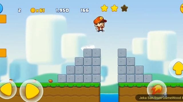 Level 2. Прохождение игры Super Jacks World  Free Run Game на Android