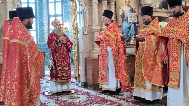 Поздравление митрополита Иоанна с тезоименитством