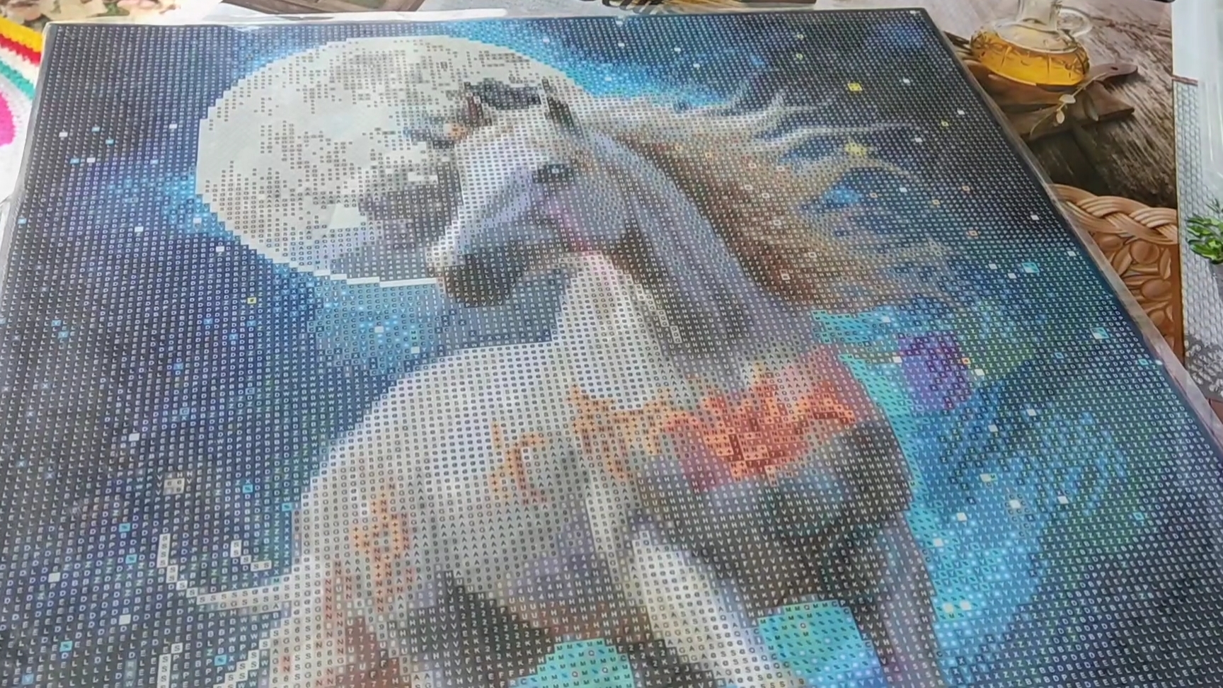 Наконец то руки дошли😅🧐...Осваиваю Алмазную Мозаику.. первый раз.🥰👍