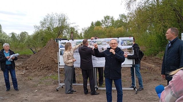 Алексей Мякота о благоустройстве набережной на реке Чулым