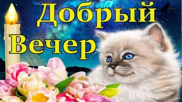 Добрый Вечер! Пожелания Доброго Вечера! Открытки Добрый Вечер! Хорошего Вечера