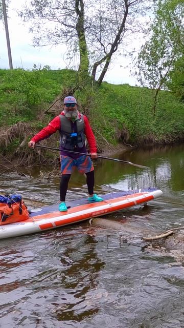 Баланс борд прямо на воде