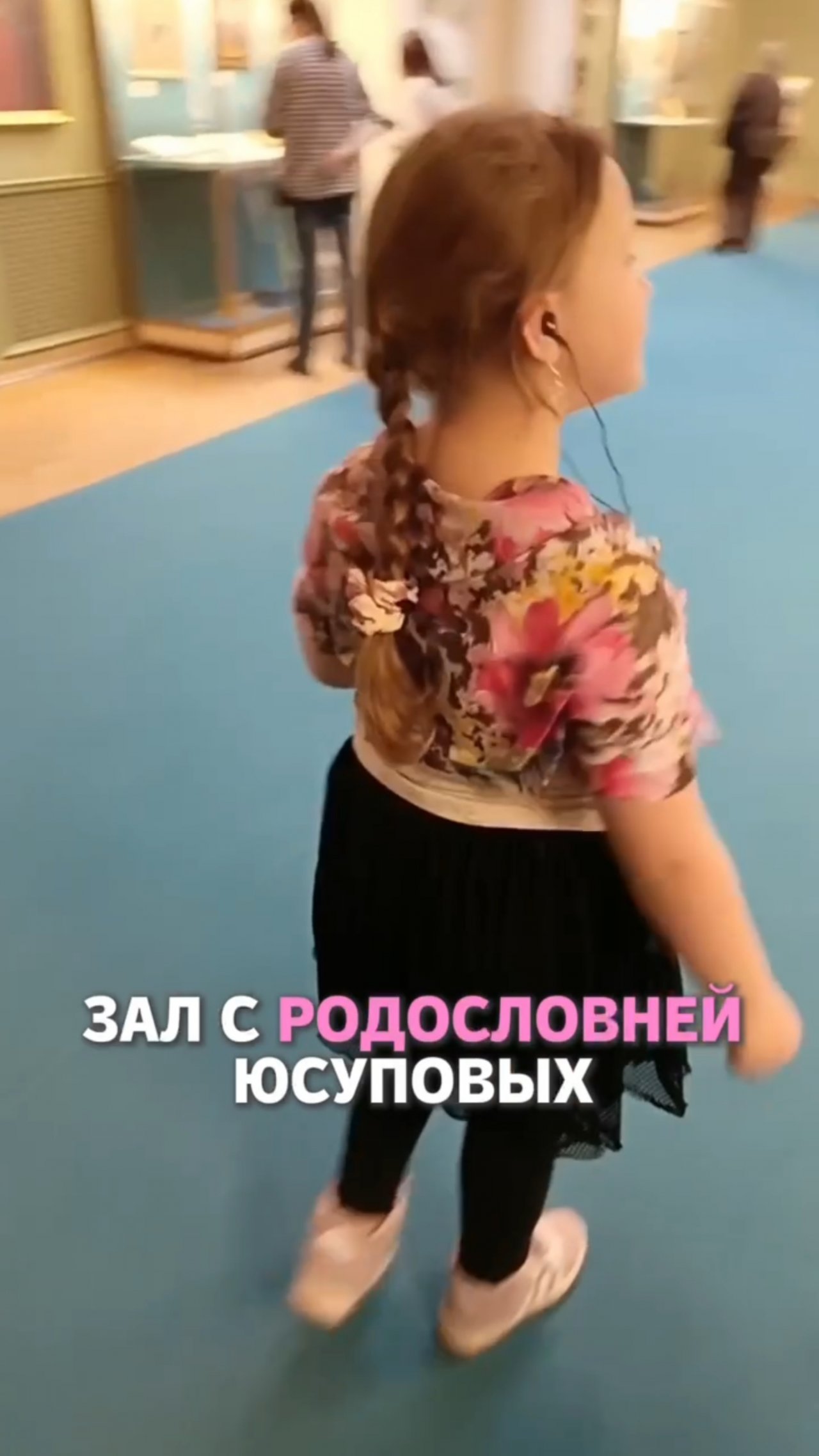 Зал с родословней Юсуповых