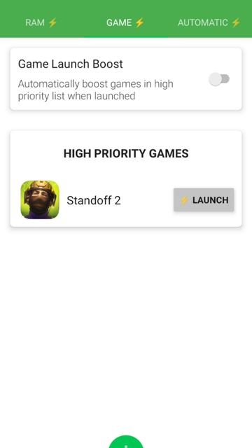 приложение Ram & Game Booster