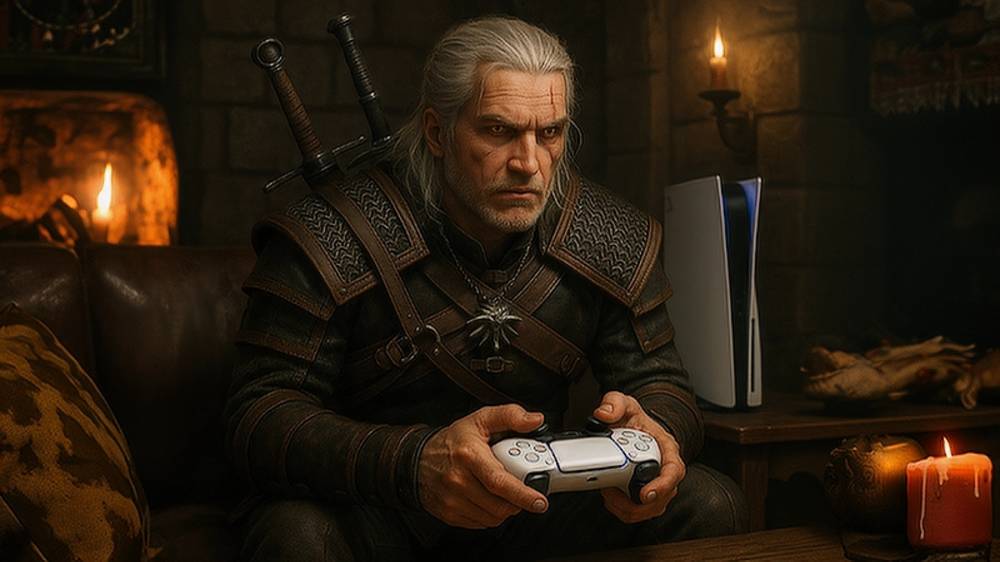 Геральт из Ривии на PS5