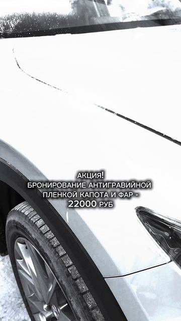 Бронирование антигравийной пленкой!