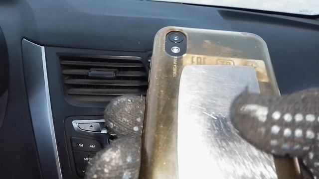 Автомобильный держатель для телефона своими руками