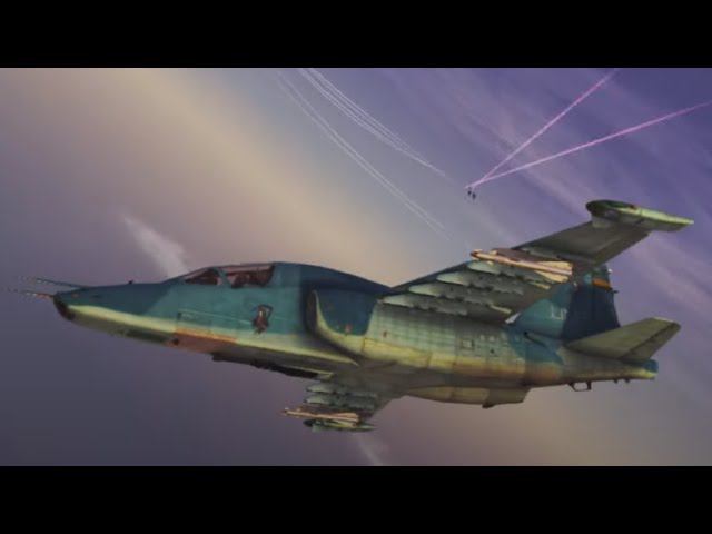 Ace Combat Infinity [PS3] [Su-25 Frogfoot] Dogfight Gameplay