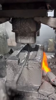 Hot Aluminum Forging ASMR | So Satisfying and Precise Metal Shaping!