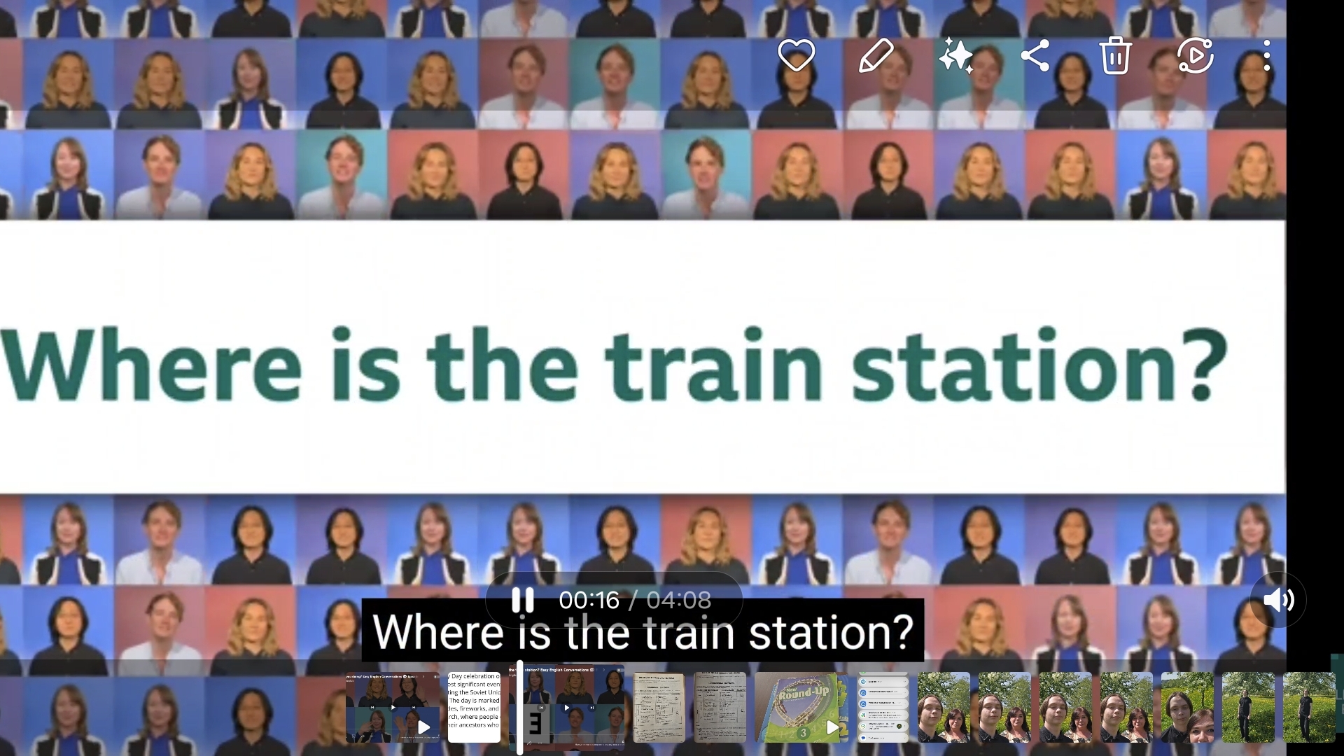 английский на слух 🎧🇬🇧where us the train station? bbc,easy english conversation. УРОКИ+7967625028