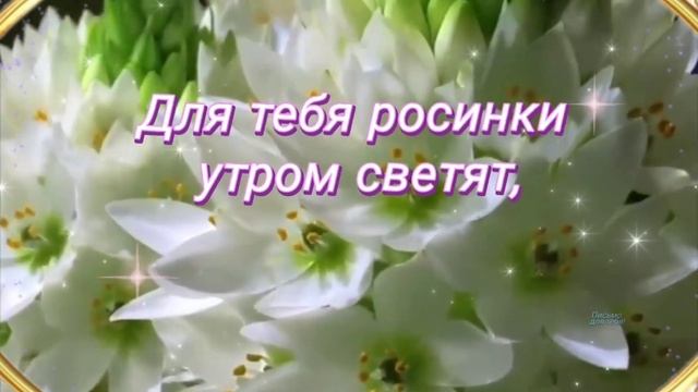 ТЫ ПРЕКРАСНА, КАК ЭТИ ЦВЕТЫ! 🌹🌹🌹 МУЗЫКАЛЬНОЕ ПОЖЕЛА
