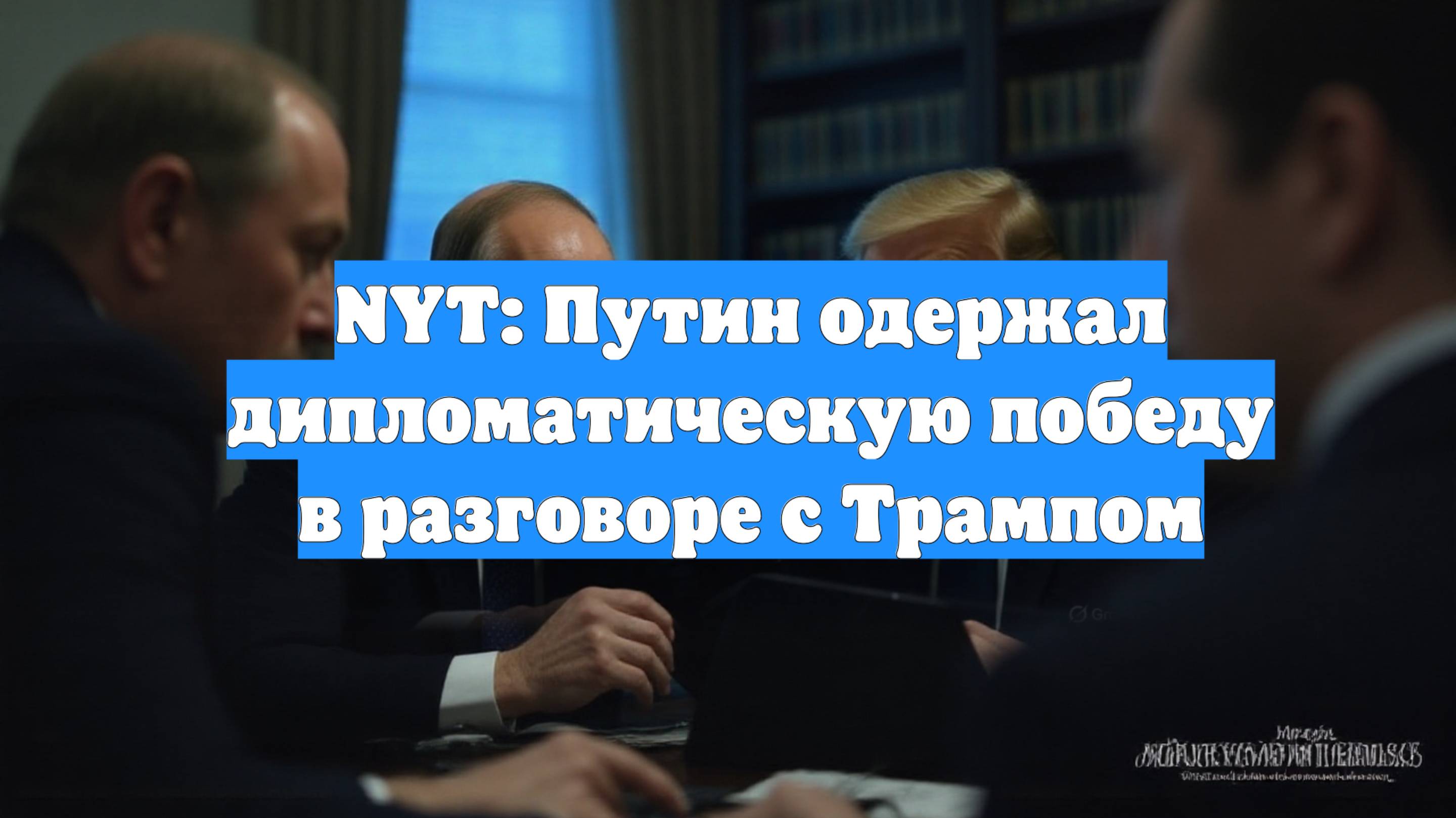 NYT: Путин одержал дипломатическую победу в разговоре с Трампом