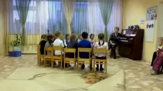 Ангарск, 8 гимназия, 1Г: открытый урок - хор