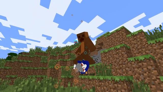 КАК МЕНЯЛСЯ СОНИК И ЕГО ЖИЗНЕННЫЙ ЦИКЛ В МАЙНКРАФТ/ЭВОЛЮЦИЯ СОНИКА В MINECRAFT/SONIC