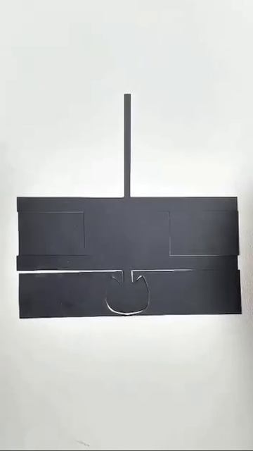 Очаровательный бумажный котик