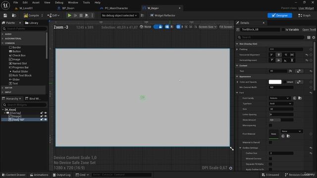 8.12 -Polish Door - Show keys needed