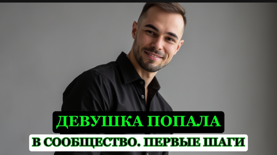 Девушка попала в сообщество.  Первые шаги #яесть #Константин Новосельцев #пробуждение #отношения #ум