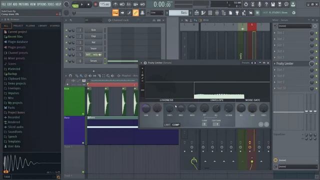Компрессия в FL Studio 21 Fruity Pro