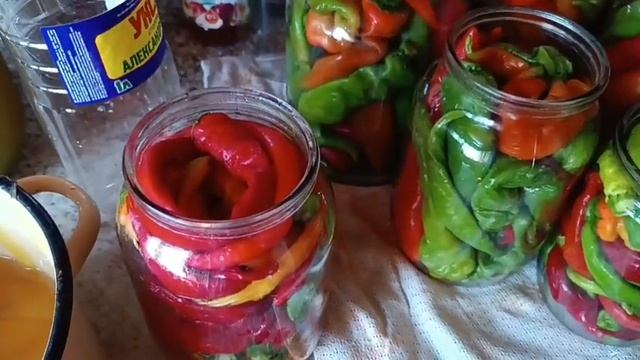 Острый перец🌶 маринованный с мëдом и уксусом🌶