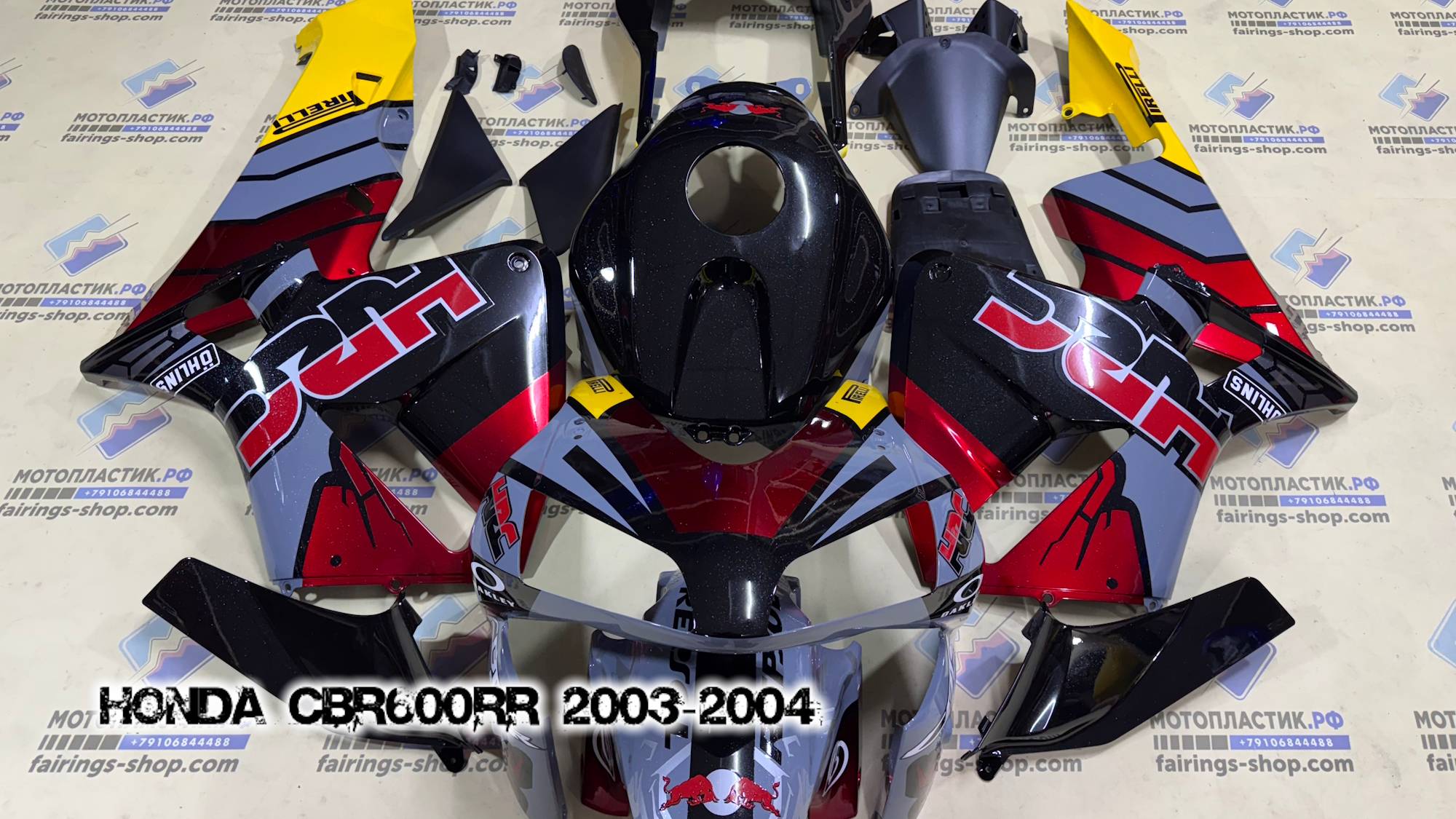 Honda CBR600RR 2003-2004 ||| мотопластик.рф