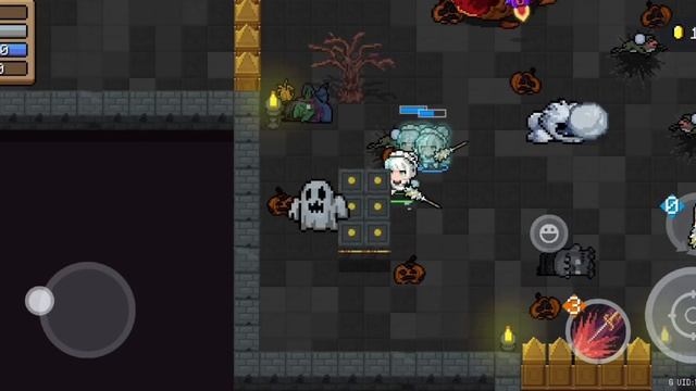 прошёл игру Soul Knight с начальным оружием