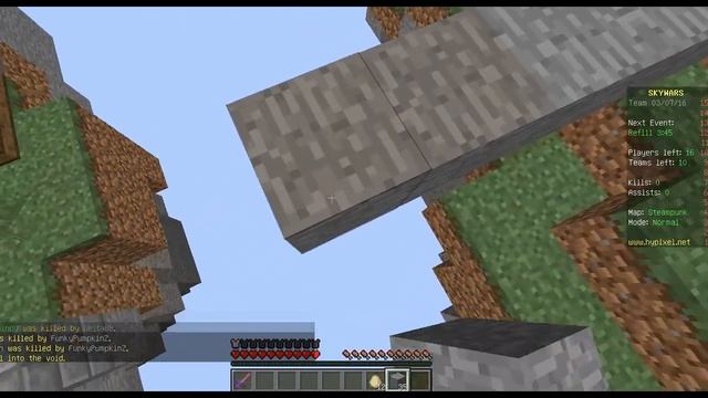 Bed Wars. Sky Wars. Hypixel. Найшвидший виграш. Mega team insane mod!