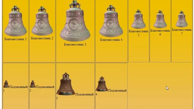 Он-лайн тренажёр - трезвон на зазвонных