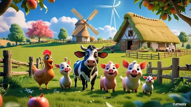 Для детей, Детский мульти-клип про животных