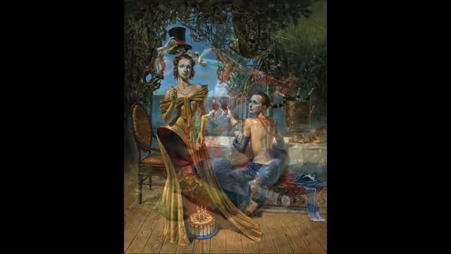 Michael Cheval (1966) ✽ Samvel Yervinyan (скрипка) -  Quiet Love. Картины - Михаил Хохлачёв