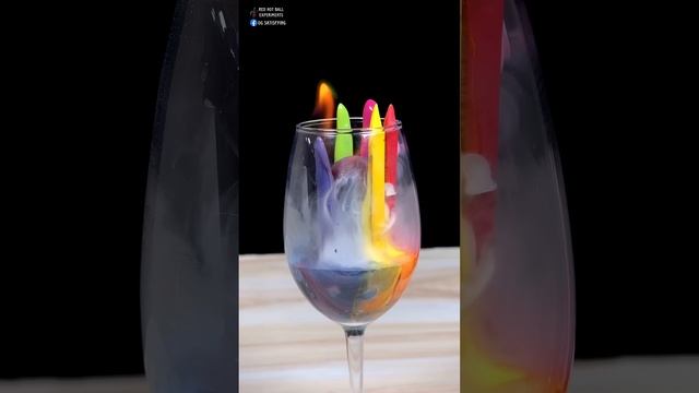 Experiments 1000°C RHCB vs Crayons 🖍️ 😱 #science #experiment #satisfying #asmr