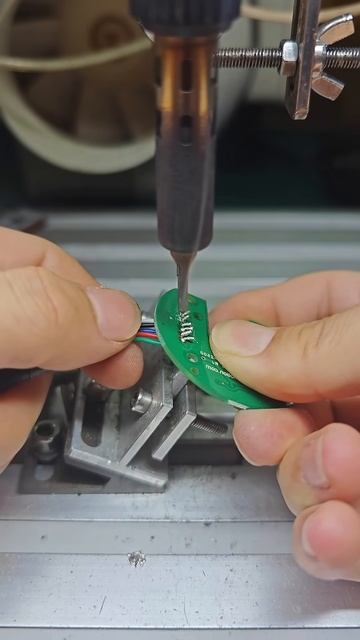 Precision Electronics Soldering with Automatic Feed Soldering Machine & Laser Guide