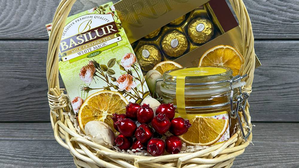 Подарочная корзина «Медовый десерт»