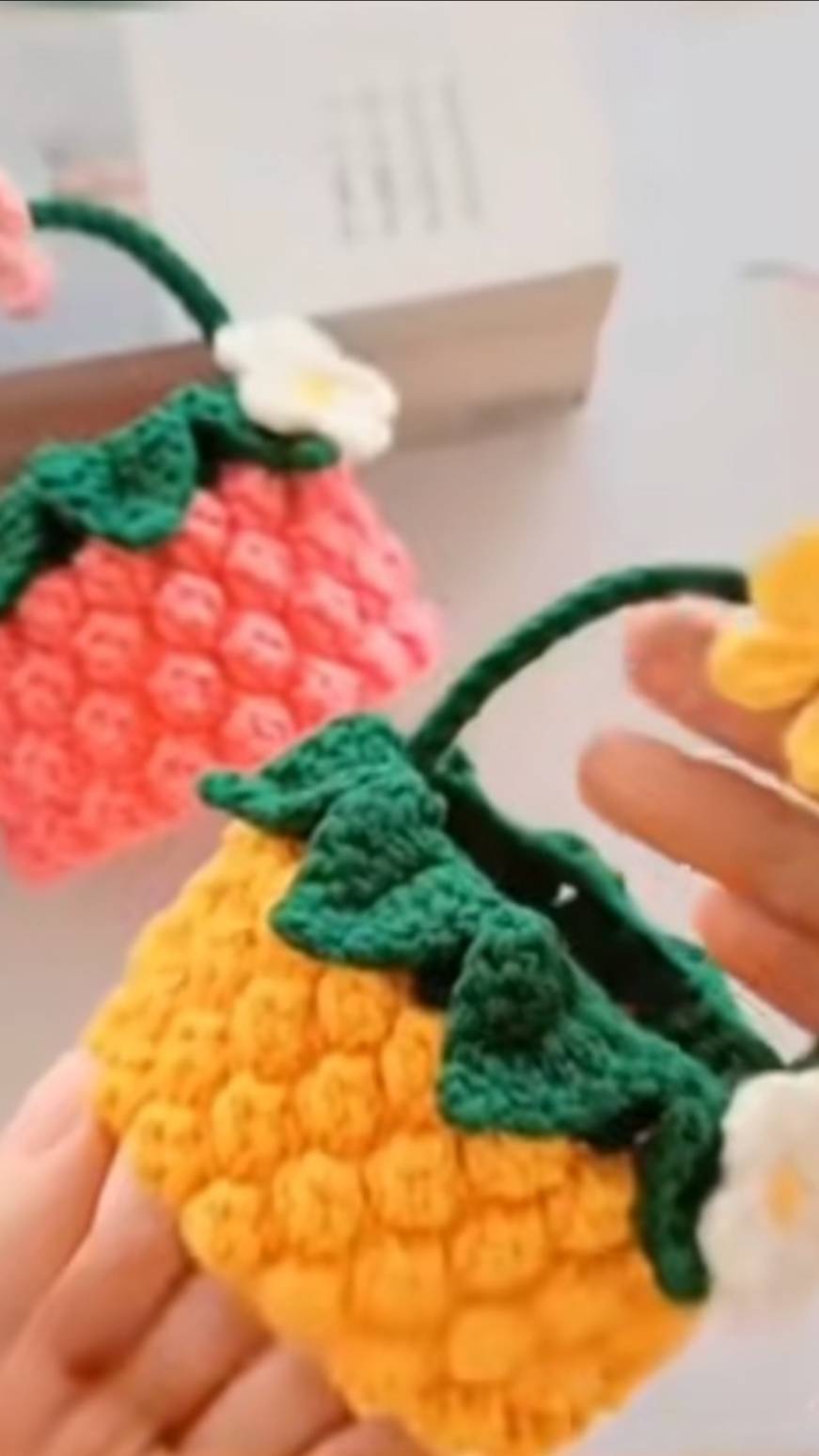 Красивые корзиночки крючком🤗