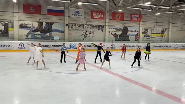 "Щелкунчик" (2023). Постановка для фигуристов (8-9 лет). Хореограф: Татьяна Донская.