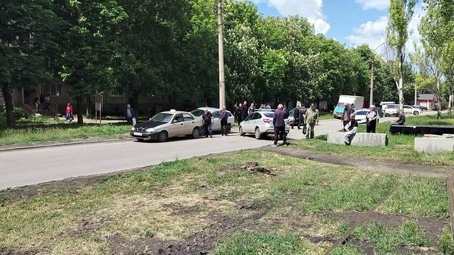 ДТП на пересечении квартал Комарова и Левченко 21.05.2025