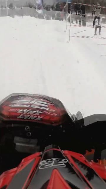 Doc 32 Crash onboard cam #doc32 #crash #snowmobilecrash #lynx #brp #rave600
