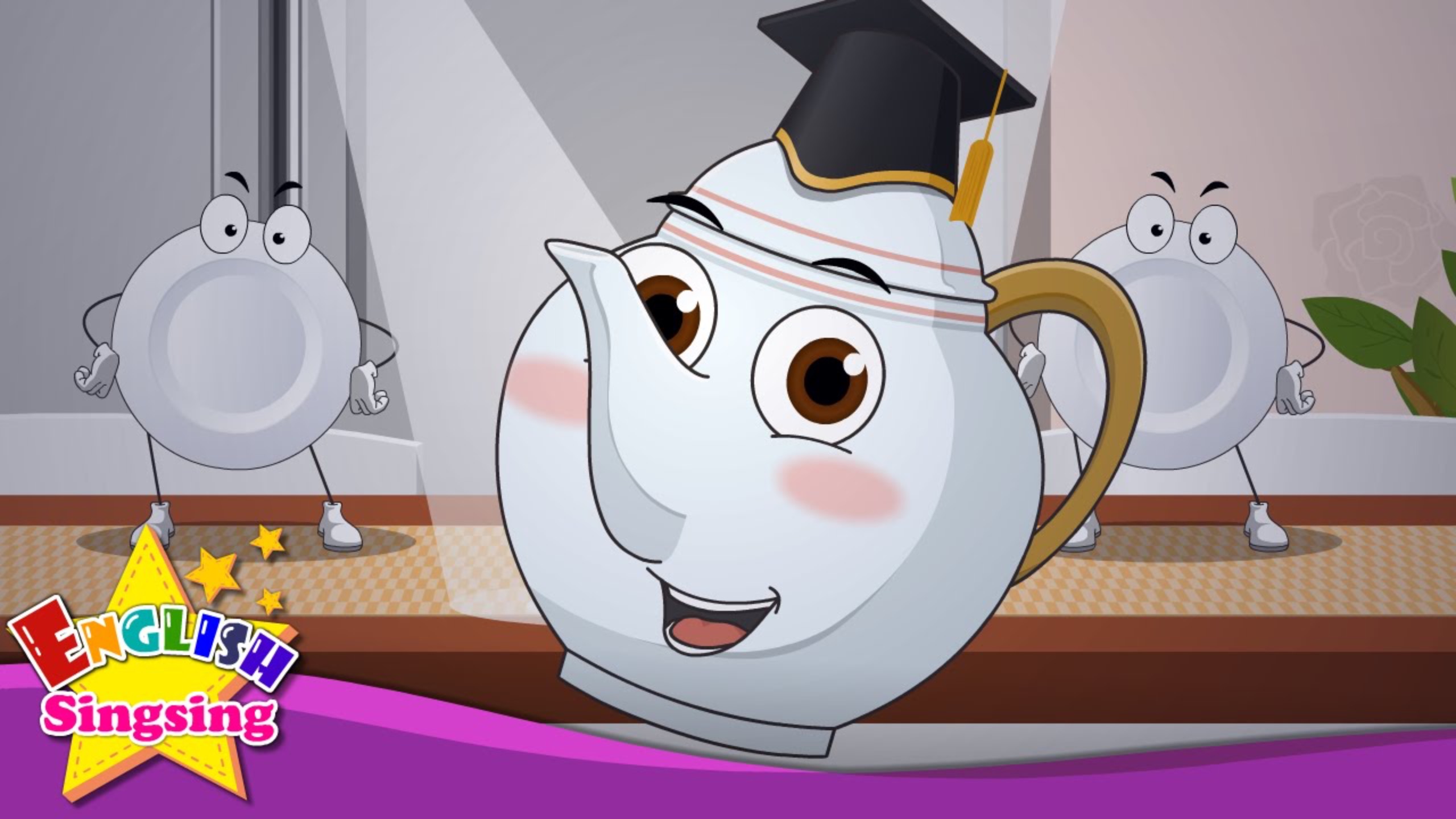 АНГЛИЙСКИЙ ЯЗЫК ДЛЯ ДЕТЕЙ | I'm a Little Teapot - Nursery Rhymes with Lyrics