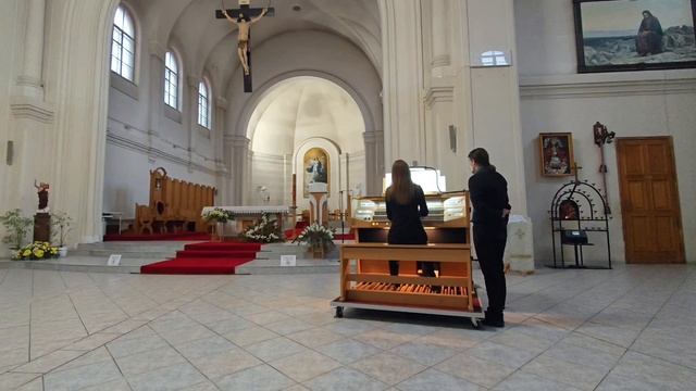 Светлана Фурник, органный концерт в соборе Успения Пресвятой Девы Марии, 1я Красноармейская
