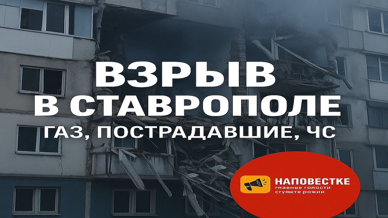 Взрыв в Ставрополе: газ, пострадавшие, ЧС — что произошло?