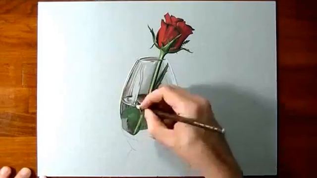 Марчелло Баренги - Роза в вазе